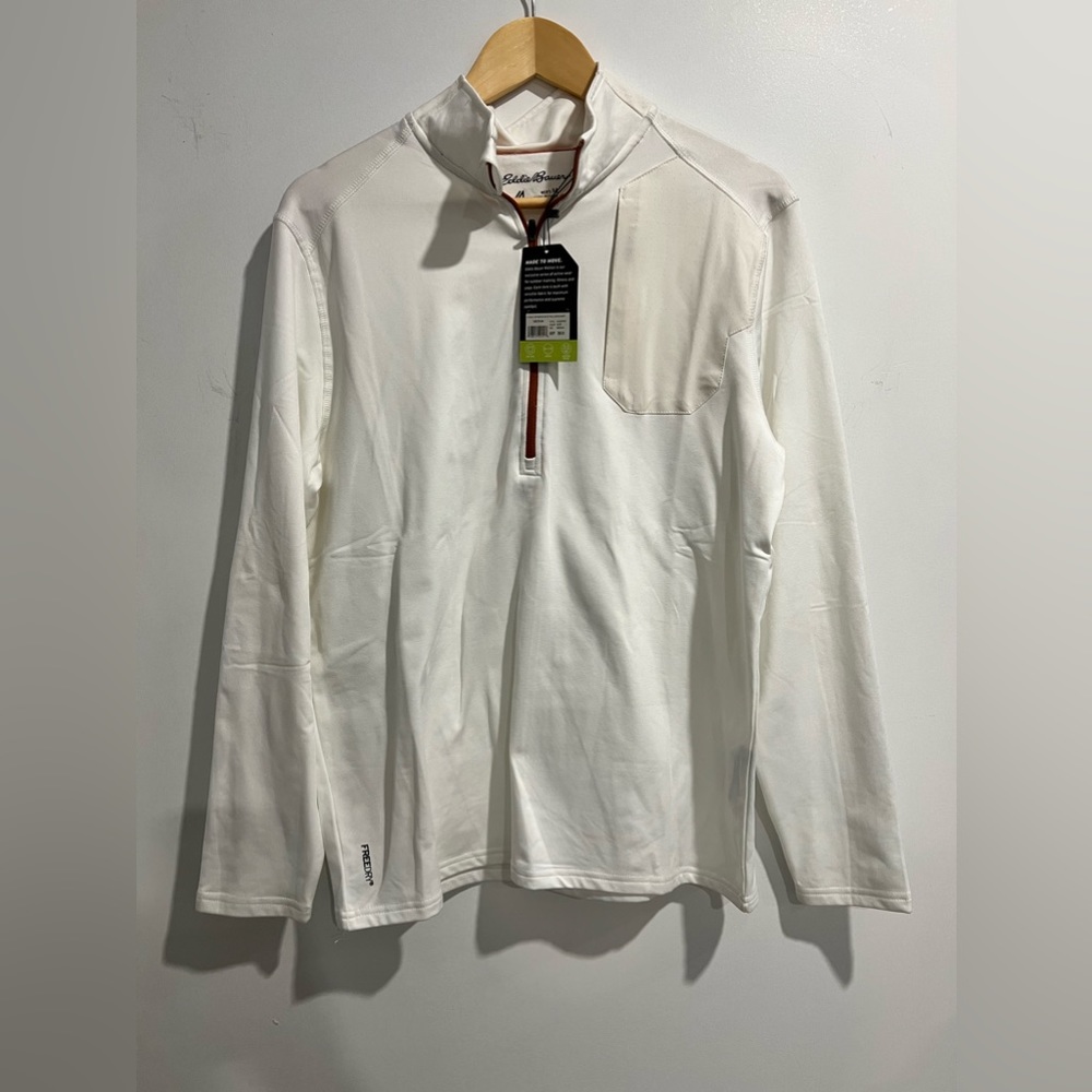 Eddie Bauer half zip mock neck pull over shirt - NWT